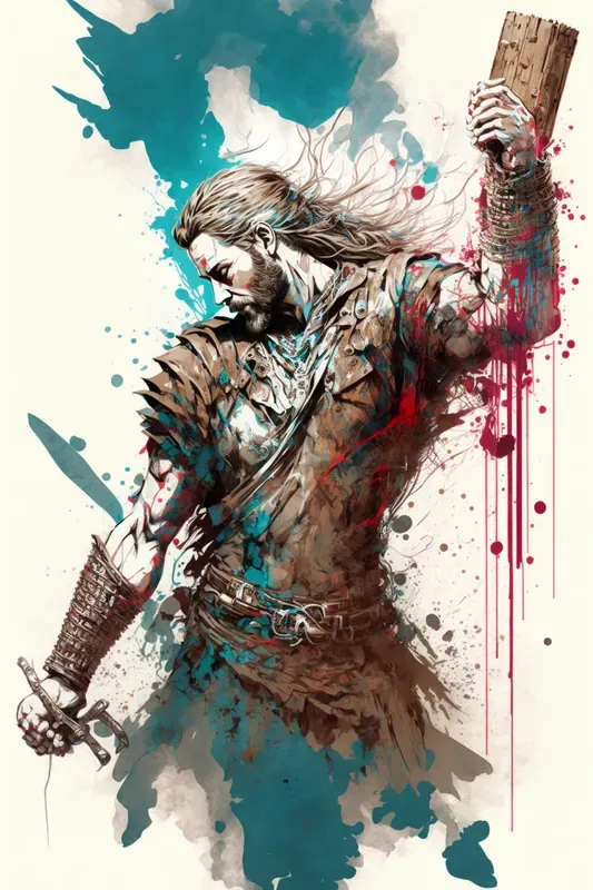 Dynamic Super Hero Paintings
