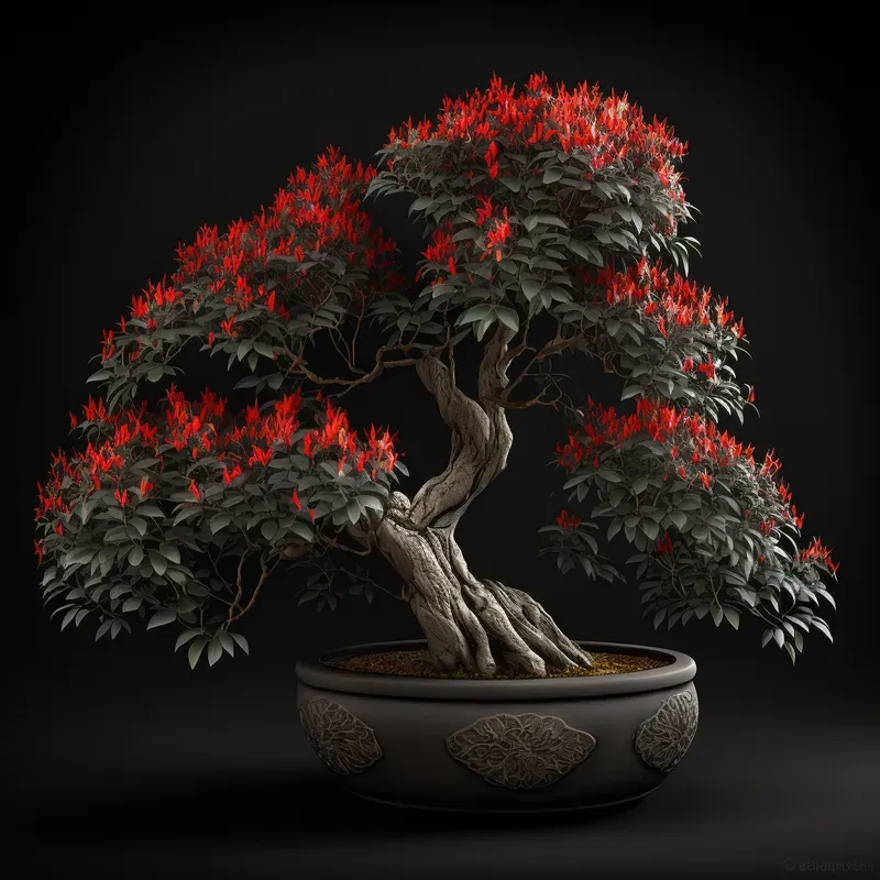Photorealistic Bonsai Stock Photos