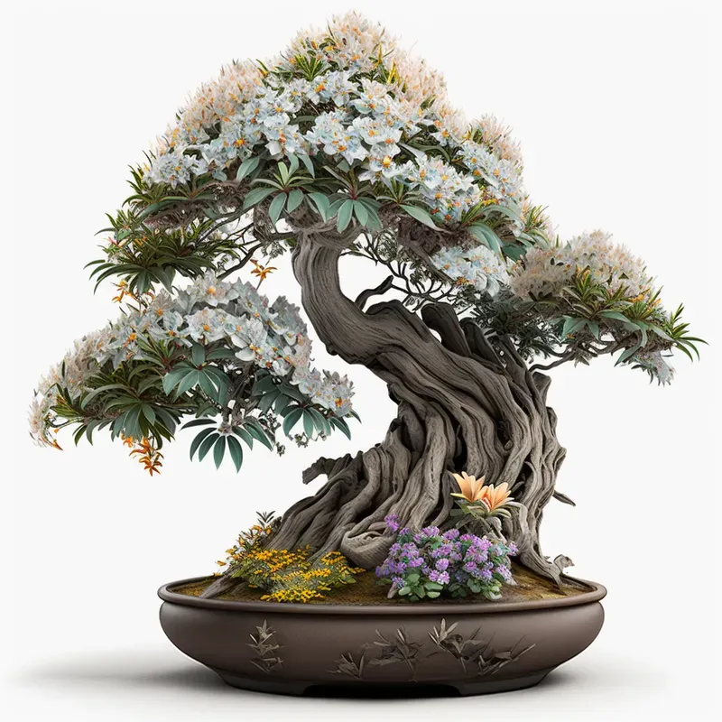 Photorealistic Bonsai Stock Photos