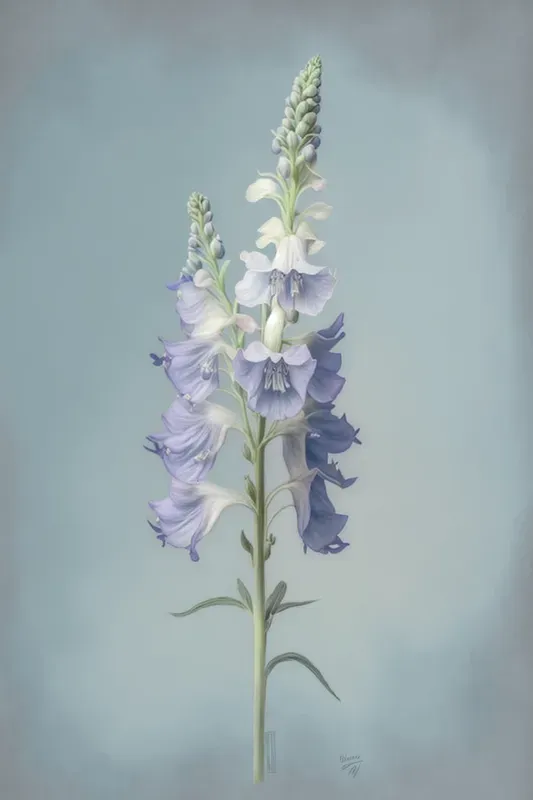 Minimalist Single Flower Nature Art