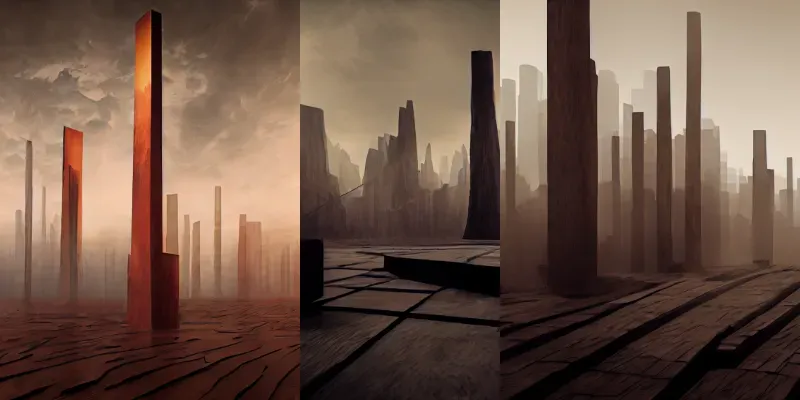 Surreal Sepia Landscapes generated by undefined