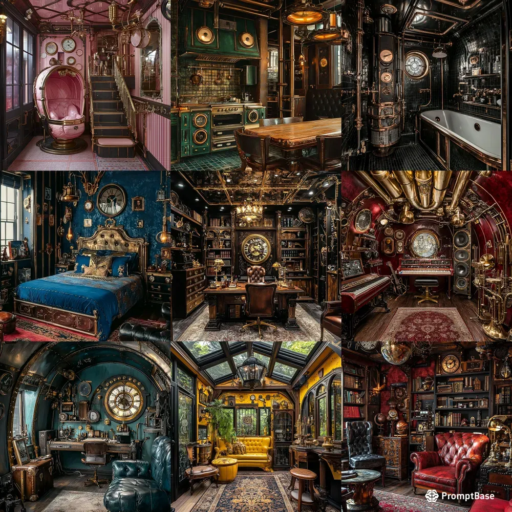 Steampunk Room Designs By Hg Wells