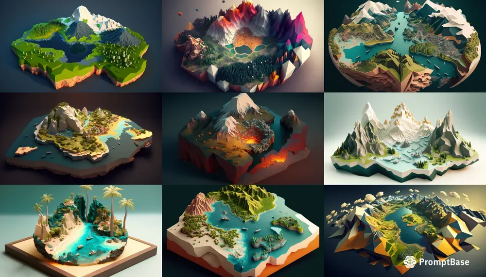 Isometric Map Layouts