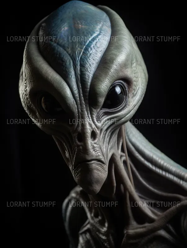 Alien Portraits In Rick Baker Style