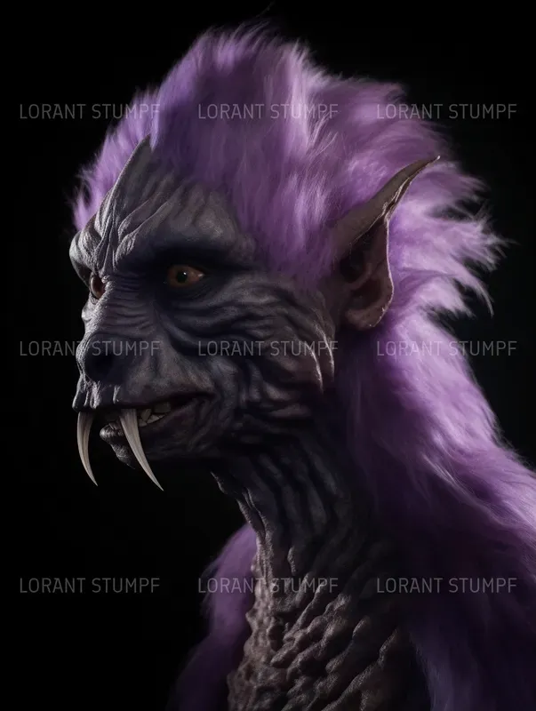 Alien Portraits In Rick Baker Style