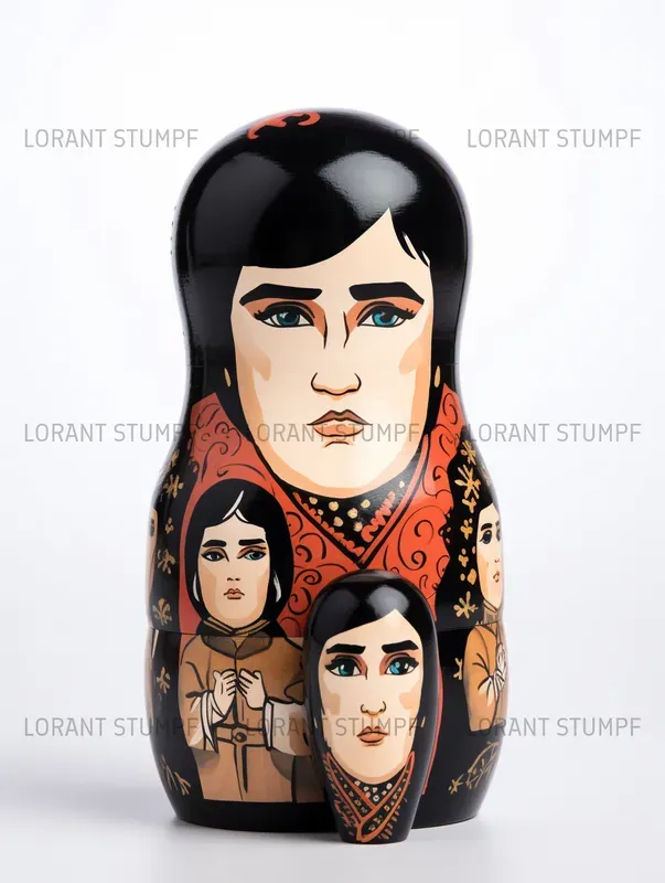 Matryoshka Stars Celebrities Russian Dolls