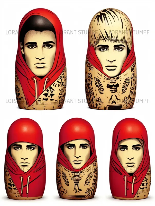 Matryoshka Stars Celebrities Russian Dolls