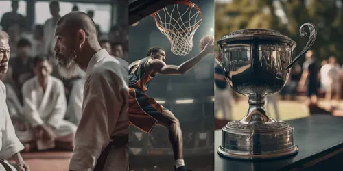 Dynamic Sports Immortalize The Energies generated by midjourney