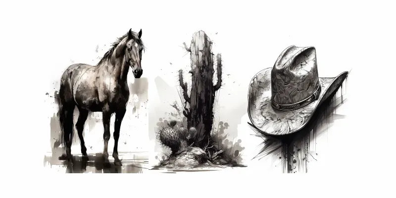 Ink Frontiers A Monochromatic Journey generated by undefined