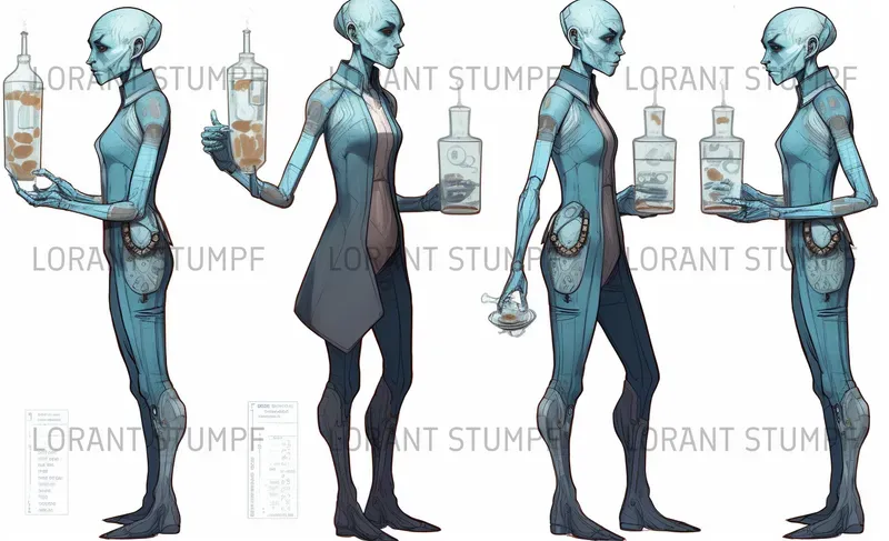 Futuramaturn Futuristic Characters Turns