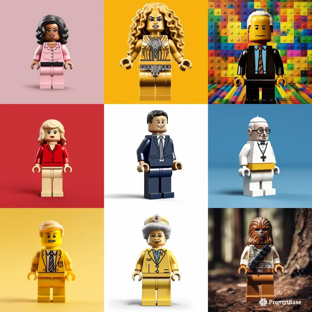 Celebrities As Lego Figures