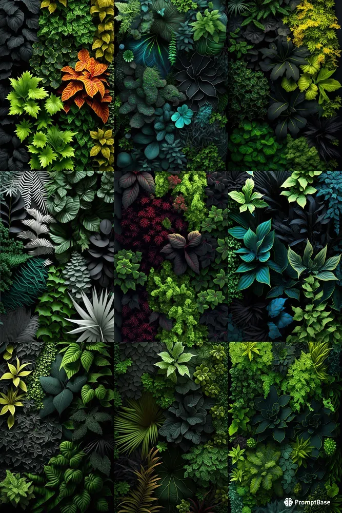 Vertical Garden Pattern Designs