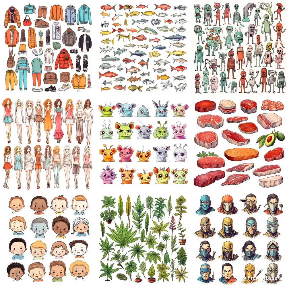 Hand Drawn Doodles For Any Cliparts