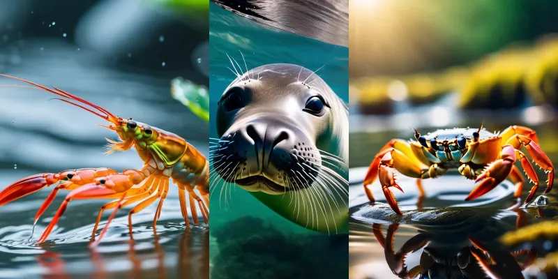 Deep Blue Sea Creatures generated by undefined