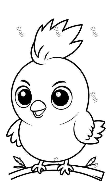 2D Simple Delight Coloring Book Pages