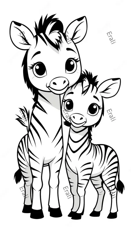 2D Simple Delight Coloring Book Pages