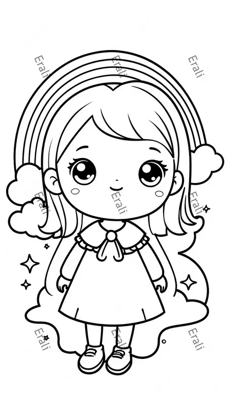 2D Simple Delight Coloring Book Pages