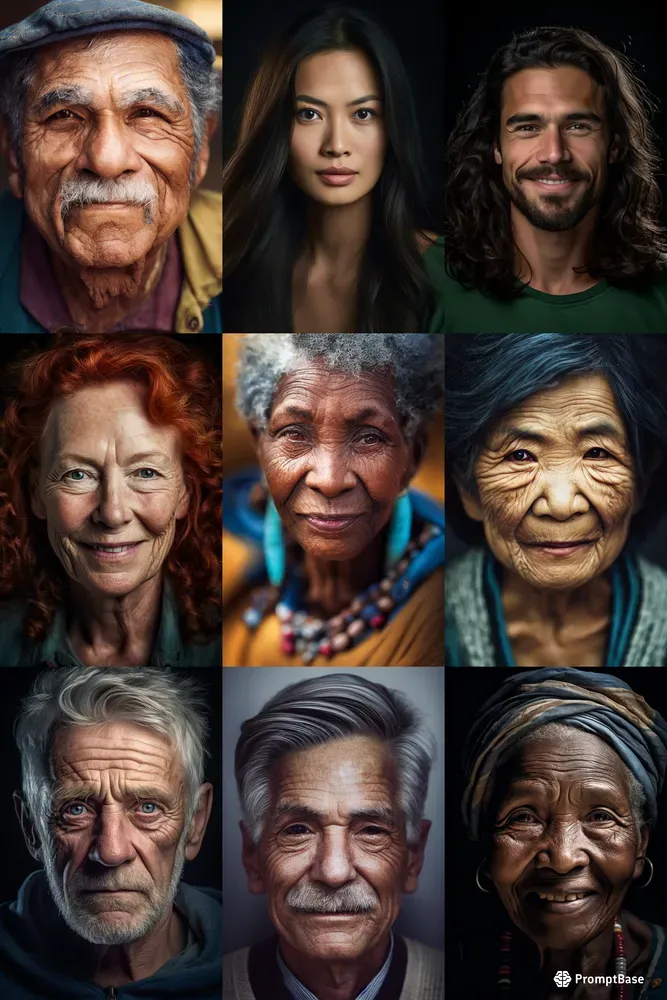 Very Realistic Diverse Portraits