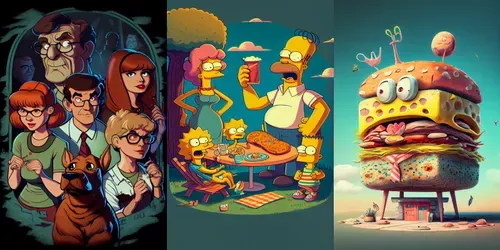 Cartoon Dynamic Aesthetic Digital Art generated by midjourney