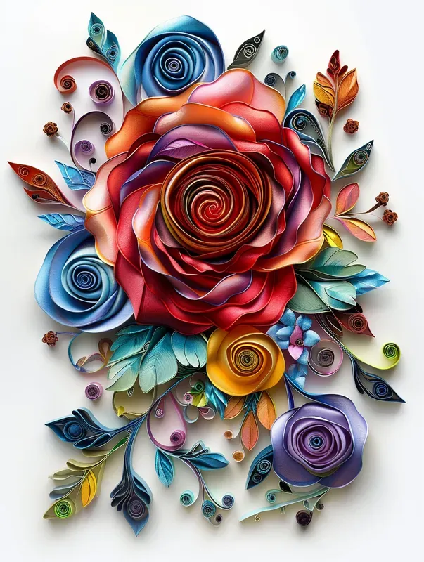 Paper Art Illustrations