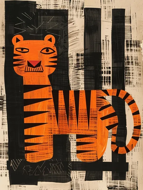 Abstract Animal Paintings