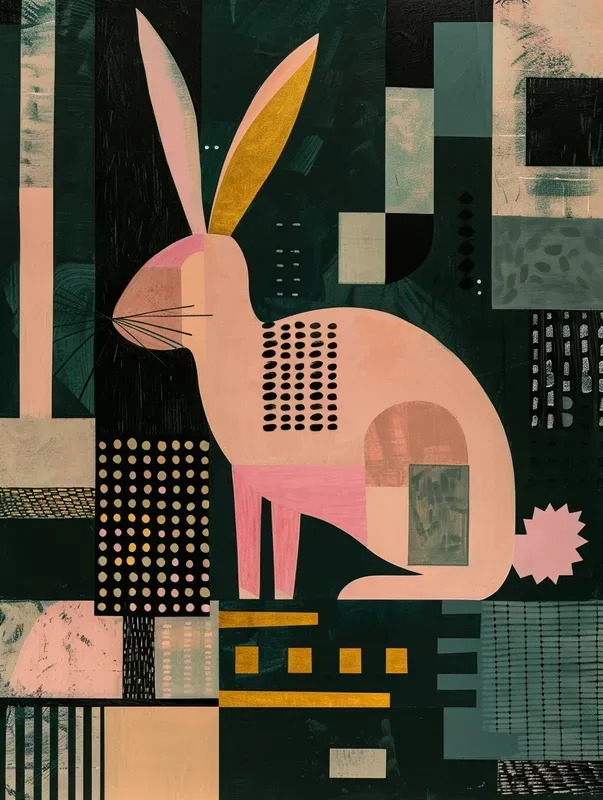 Abstract Animal Paintings