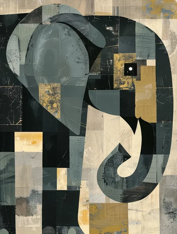 Abstract Animal Paintings
