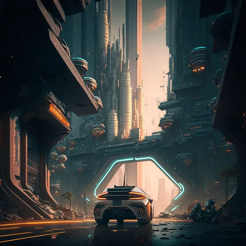 Futuristic Sci-fi 3D Renders
