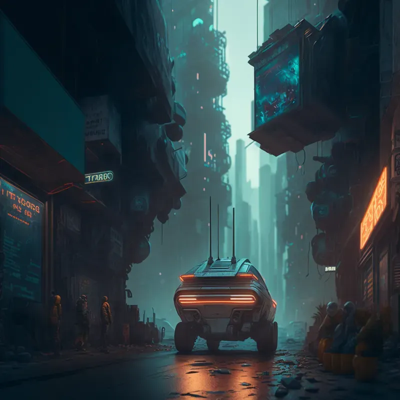 Futuristic Sci-fi 3D Renders