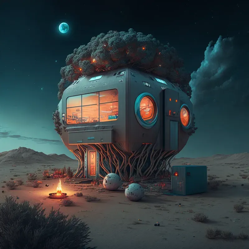 Futuristic Sci-fi 3D Renders