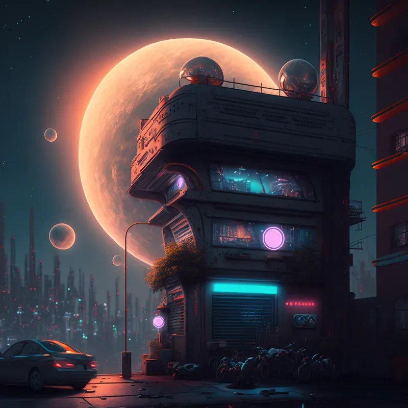 Futuristic Sci-fi 3D Renders