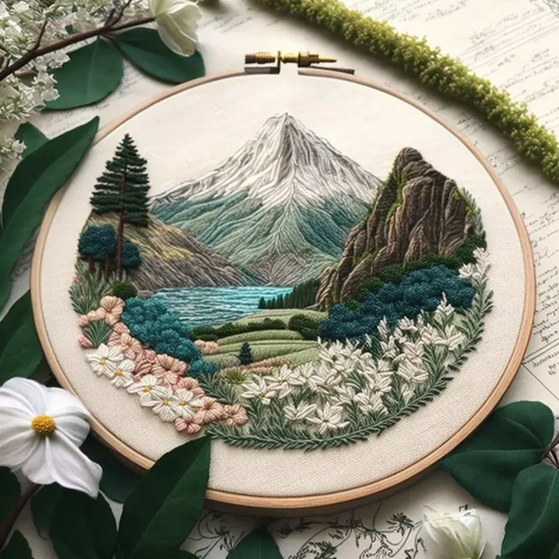 Embroidered Illustrations