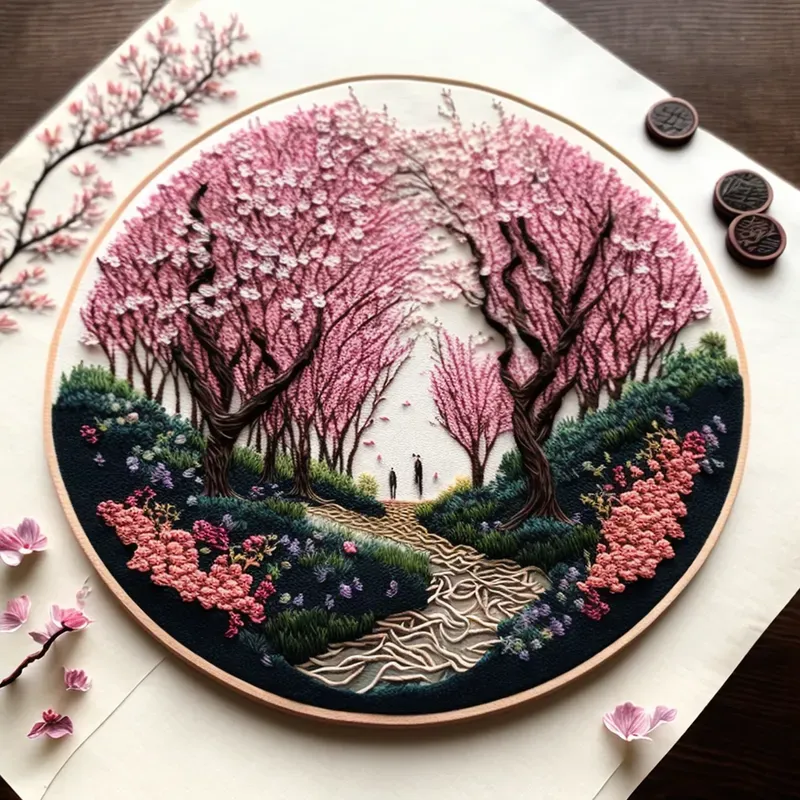 Embroidered Illustrations