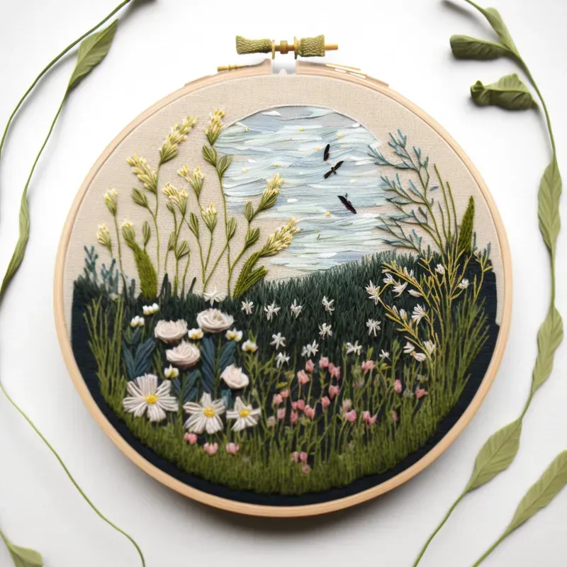 Embroidered Illustrations