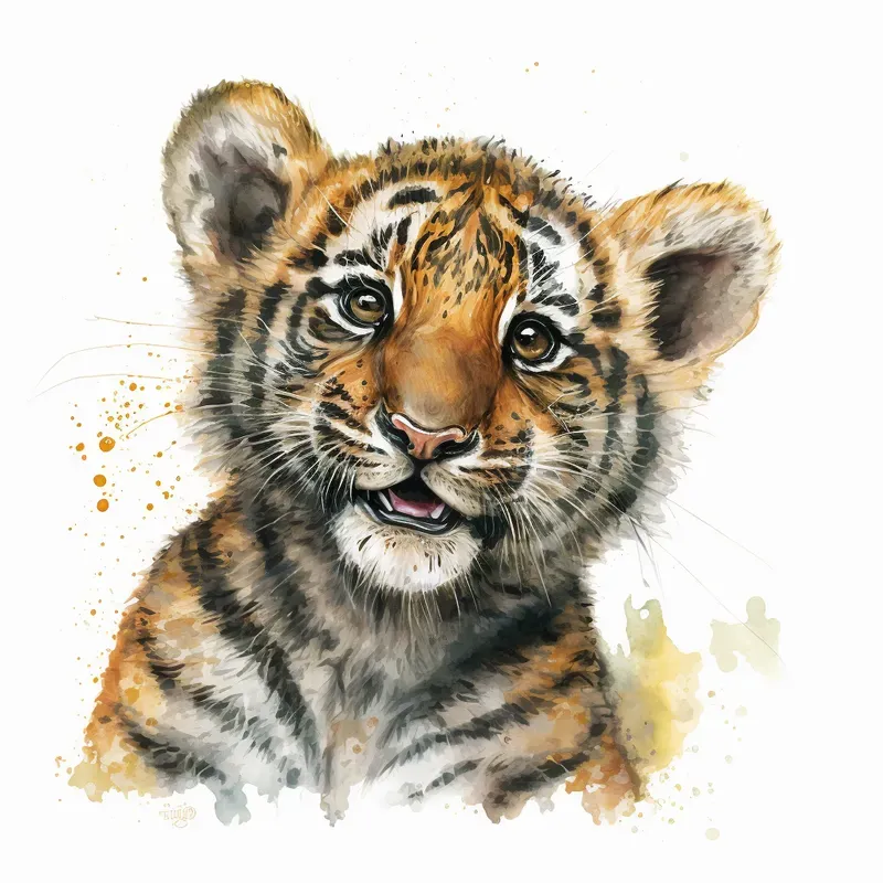 Watercolor Baby Animals