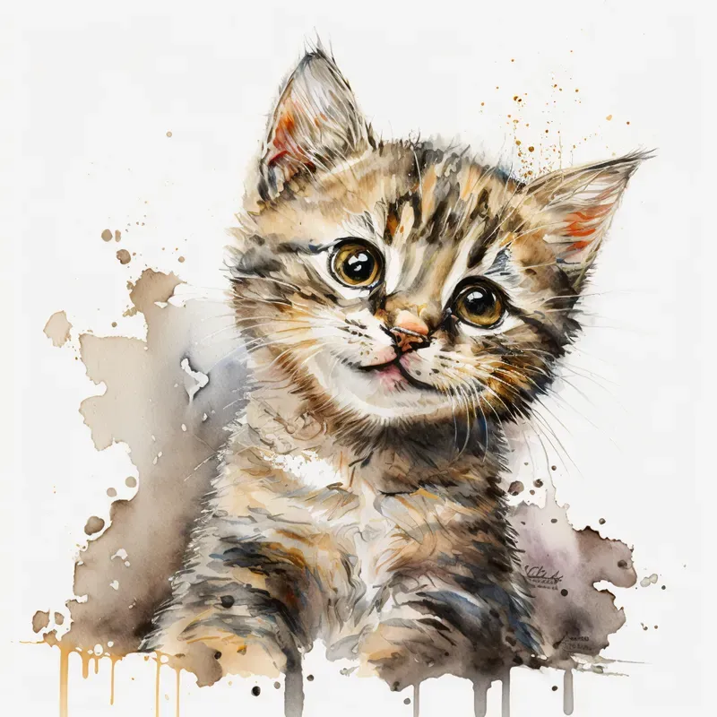 Watercolor Baby Animals