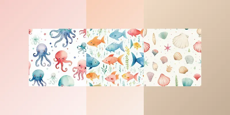 Ocean Fun Wallpapers generated by undefined