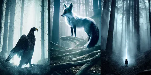 Mystical Forest Animal generated by midjourney