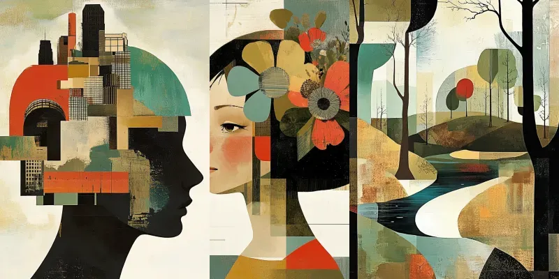 Cubist Futurist Portraits generated by undefined