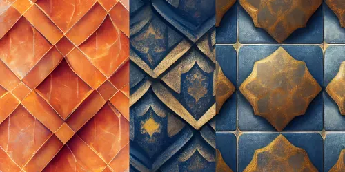 Floor And Wall Realistic Tiles generated by midjourney