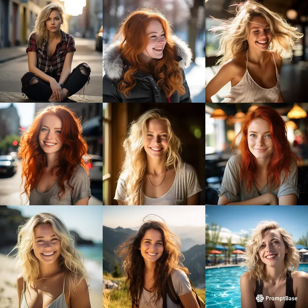 Hyper Realistic Women Photoshots