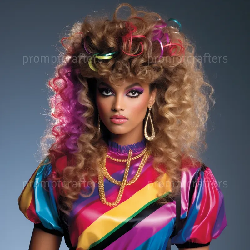 Celebrity 80s Style Portraits