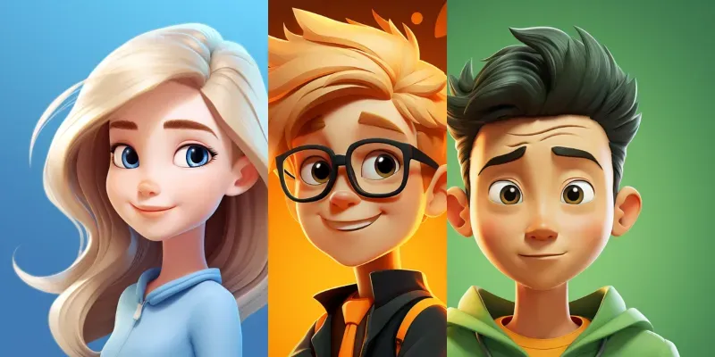 Cartoon Character Profile Pictures generated by undefined