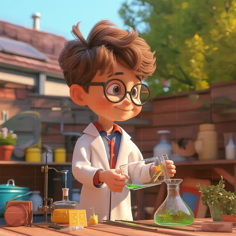 Realistic Detailed Cartoon Illustrations