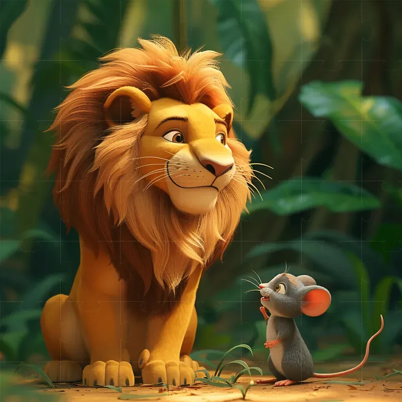 Realistic Detailed Cartoon Illustrations