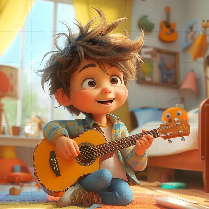 Realistic Detailed Cartoon Illustrations
