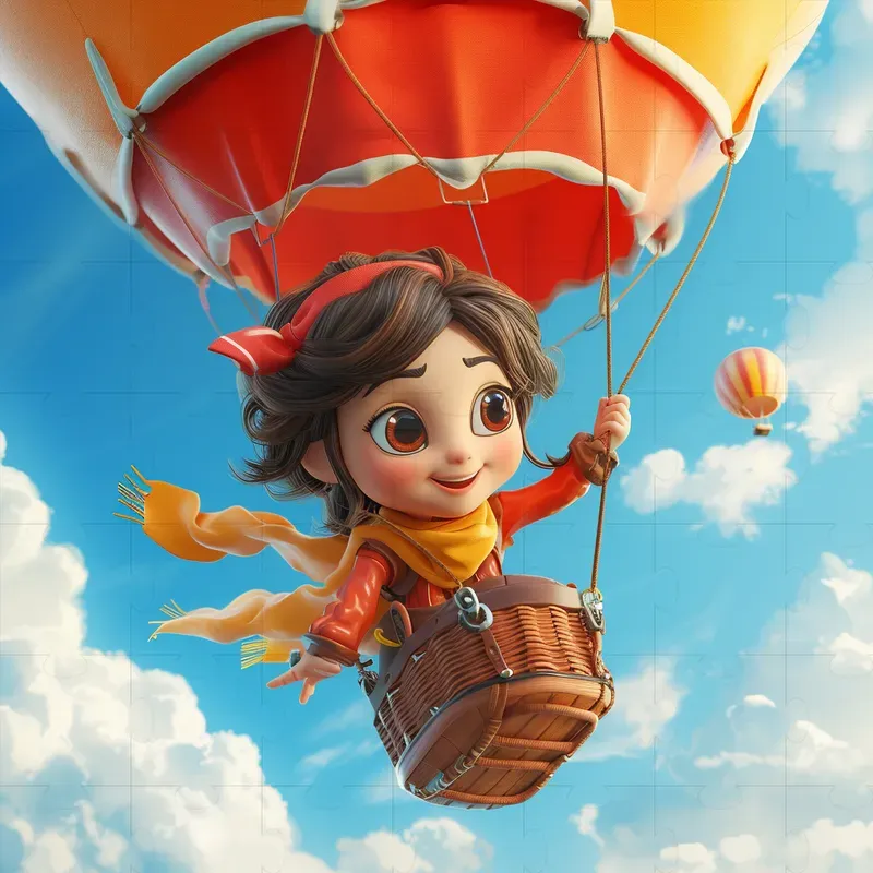 Realistic Detailed Cartoon Illustrations