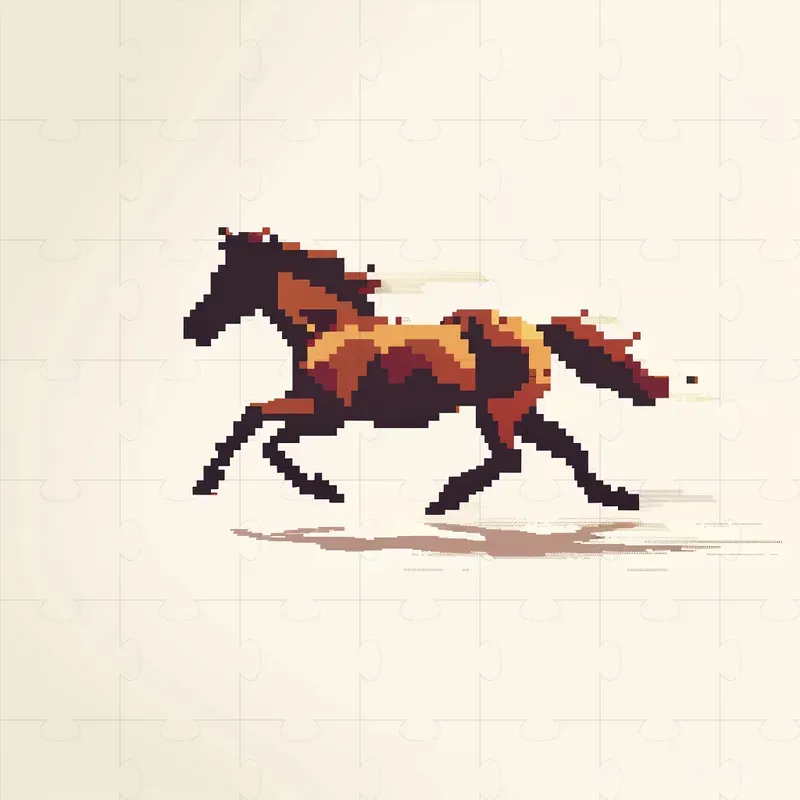 2D Pixelated Vintage Video Games Art