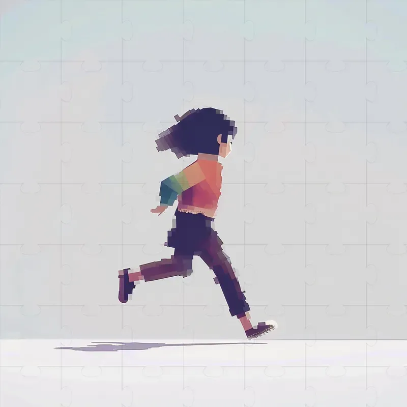 2D Pixelated Vintage Video Games Art