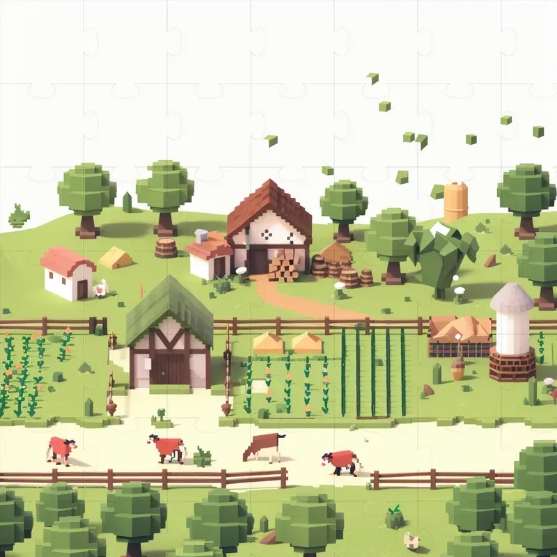 2D Pixelated Vintage Video Games Art